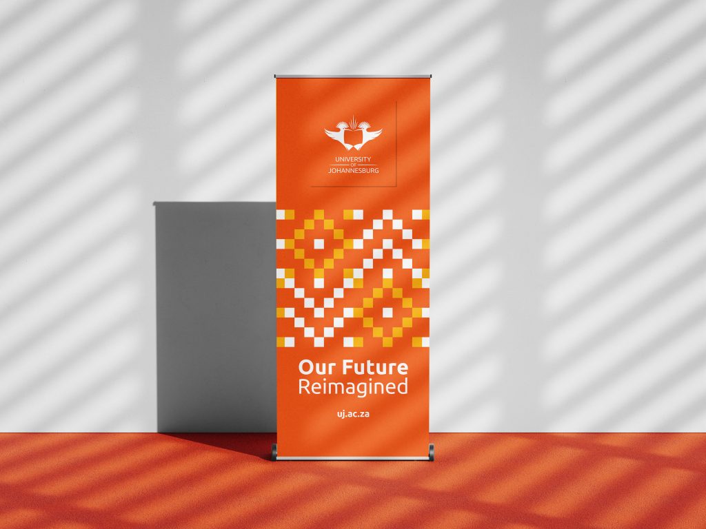 Mockup of pull up banner for option 2